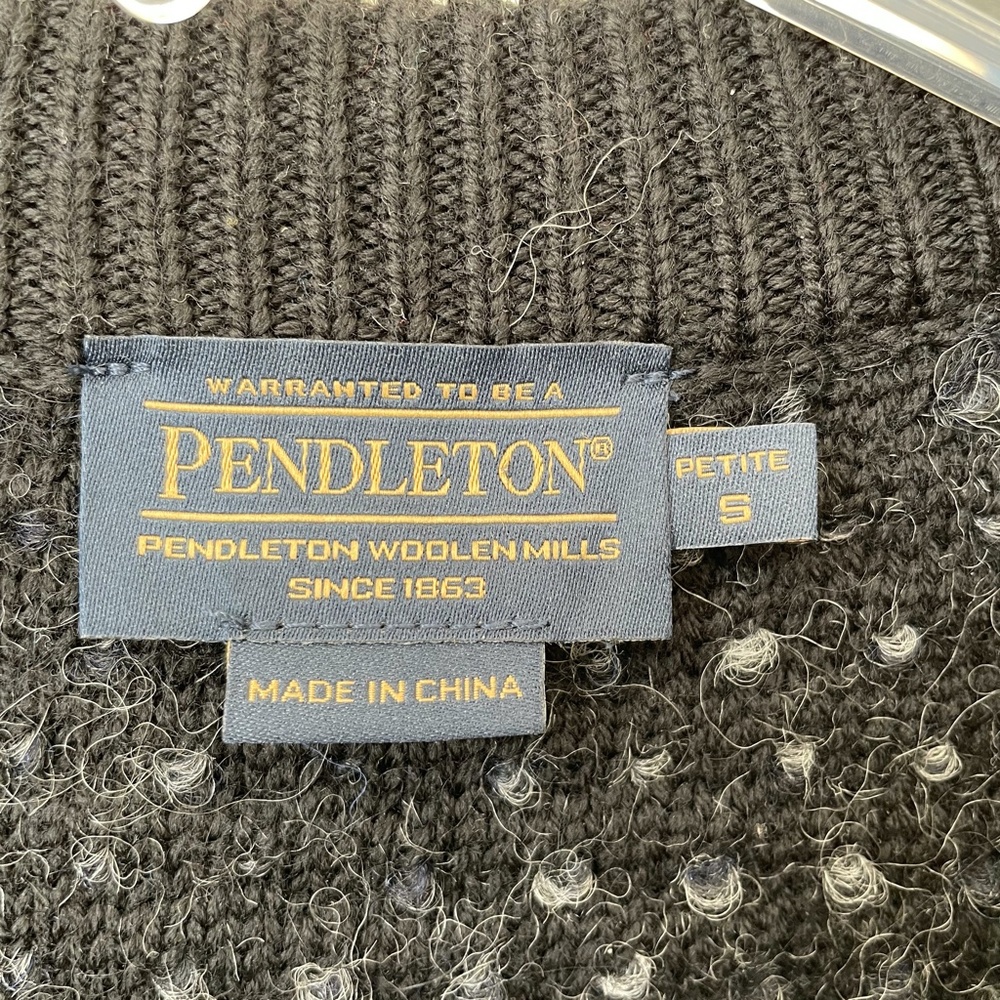 Pendleton Wool Short Sleeve Open Thick Cardigan K… - image 3